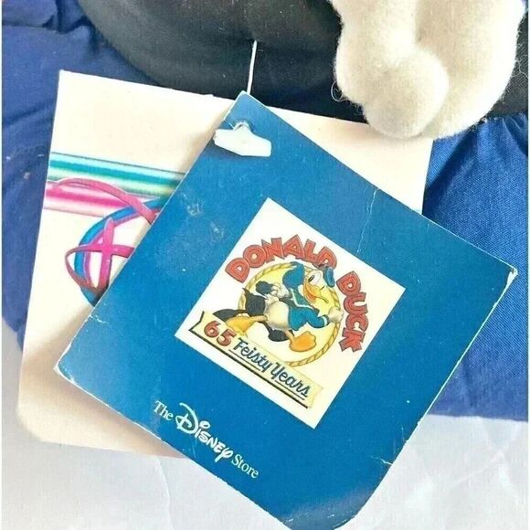 Disney Store Donald Duck 65th Anniversary Bean Bag Set Plush 65 Feisty Years! - Picture 12 of 16